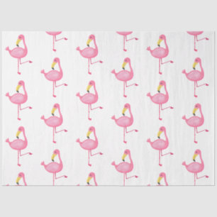 Tropische Flamingo Serie Ontwerp 7 Tissuepapier