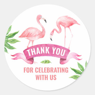 Tropische Flamingo Sticker