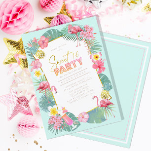 Tropische Flamingo Sweet 16 Party ID922