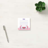 Tropische Flamingo Watermelon Post-it Notes (Kantoor)