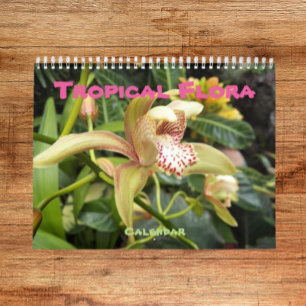 Tropische Flora fotografisch Kalender