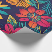 Tropische flora met Vibrant Cadeaupapier (Hoek)