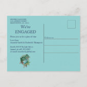 Tropische Flora Paradise en vogels Uitnodiging Briefkaart (Achterkant)