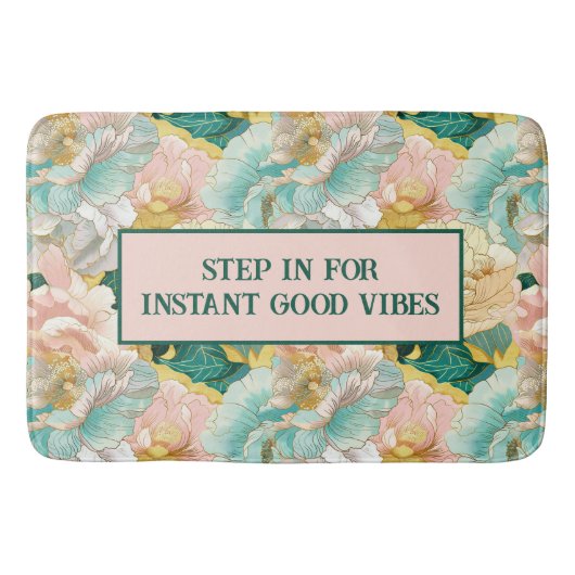 Tropische Floral Bath Mat (Voorkant)