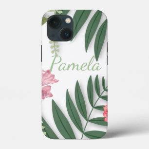 Tropische Floral iPhone 13 Mini Hoesje