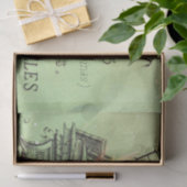 Tropische Floral  Ephemera-ontkoppeling Tissuepapier (Geschenk)