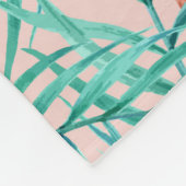 Tropische Floral Fleece Deken (Hoek)