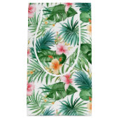 Tropische Floral Gift Bag Klein Cadeauzakje (Voorkant)