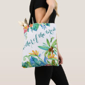 Tropische Floral moeder van de Bride Tote Bag (Dichtbij)
