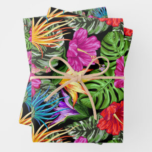 Tropische Floral Summer Mood Pattern Inpakpapier Vel