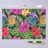 Tropische Floral Summer Mood Pattern Tissuepapier (Craft)