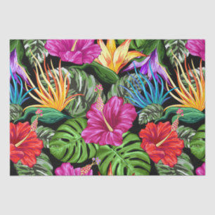 Tropische Floral Summer Mood Pattern Tissuepapier