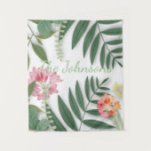 Tropische Floral Wandkleed (Voorkant)