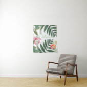 Tropische Floral Wandkleed (In situ)