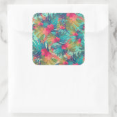 Tropische Floral Waterverf Sticker Seal (Tas)