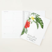 Tropische Floral Wedding ID475 Planner (Display)