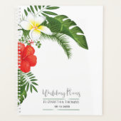 Tropische Floral Wedding ID475 Planner (Voorkant)