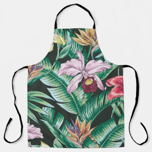Tropische florale naadloos patroon met exotische f schort