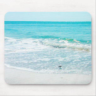 Tropische Florida Beach Sand Ocean Waves Sandpiper Muismat