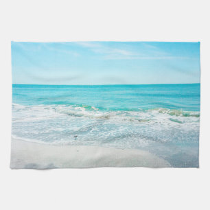 Tropische Florida Beach Sand Ocean Waves Sandpiper Theedoek