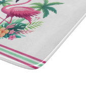 Tropische/Florida roze flamingo Snijplank (Hoek)