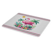 Tropische/Florida roze flamingo Snijplank (Hoek)