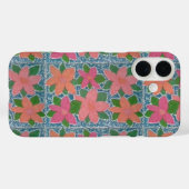 Tropische Flowers iPhone Case (Achterkant (horizontaal))