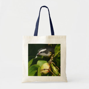 Tropische fotografie van de vogelsoort tote bag