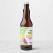 Tropische Fruit Cider en Limonade Bier Etiket (Voorkant)