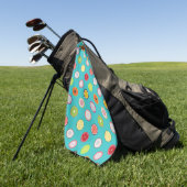 Tropische Fruit Golf Handdoek (Groen)