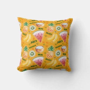 Tropische Fruit Worp Kussen