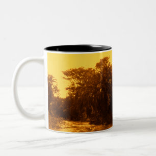  tropische gebieden Golden River Gallery Tweekleurige Koffiemok