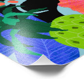 Tropische geblissen foto afdruk (Hoek)