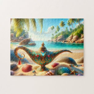 Tropische Geestenlamp aan de Zee Legpuzzel