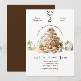 Tropische gelukzaligheid | Gepersonaliseerde Beach Kaart