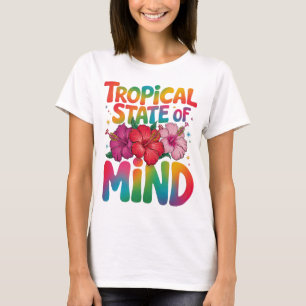 Tropische gemoedstoestand Summer Beach Graphic T-shirt