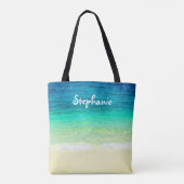 Tropische gepersonaliseerde tas strand ontwerp (Achterkant)