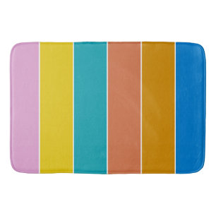 Tropische Gestreepte Kleuren van Bonaire Badmat