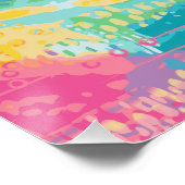 Tropische getijdenpoel dromen perfect poster (Hoek)