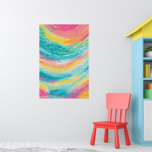 Tropische getijdenpoel dromen poster