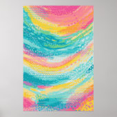 Tropische getijdenpoel dromen poster (Voorkant)