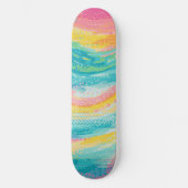 Tropische getijdenpoel dromen skateboard (Voorkant)