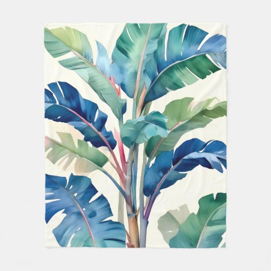 Tropische gevoelens fleece deken (Voorkant)