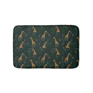 Tropische Giraffe Hangout Badmat