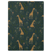 Tropische Giraffe Hangout Klembord (Achterkant)