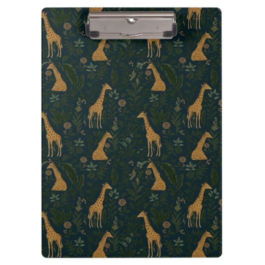 Tropische Giraffe Hangout Klembord (Voorkant)