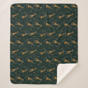 Tropische Giraffe Hangout Sherpa Deken