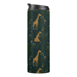 Tropische Giraffe Hangout Thermosbeker