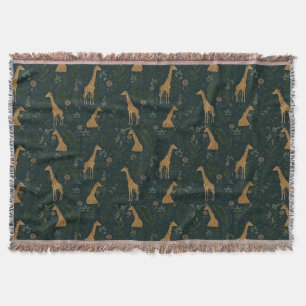 Tropische Giraffe Hangplek Deken