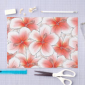 Tropische glitter Hibiscus Hawaïaans Tissuepapier (Craft)